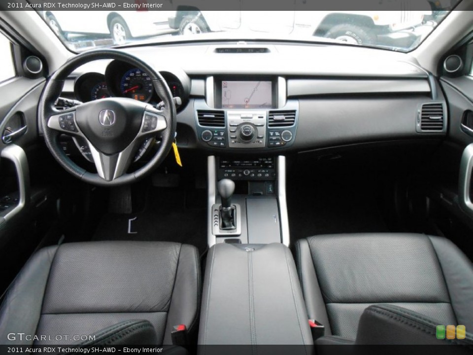 Ebony Interior Dashboard for the 2011 Acura RDX Technology SH-AWD #83282194