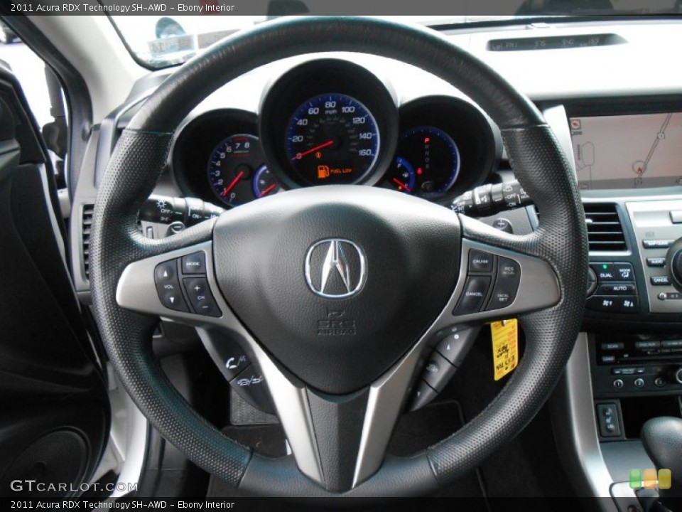Ebony Interior Steering Wheel for the 2011 Acura RDX Technology SH-AWD #83282324
