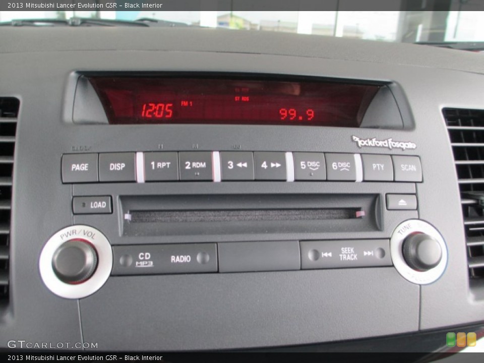 Black Interior Audio System for the 2013 Mitsubishi Lancer Evolution GSR #83282394