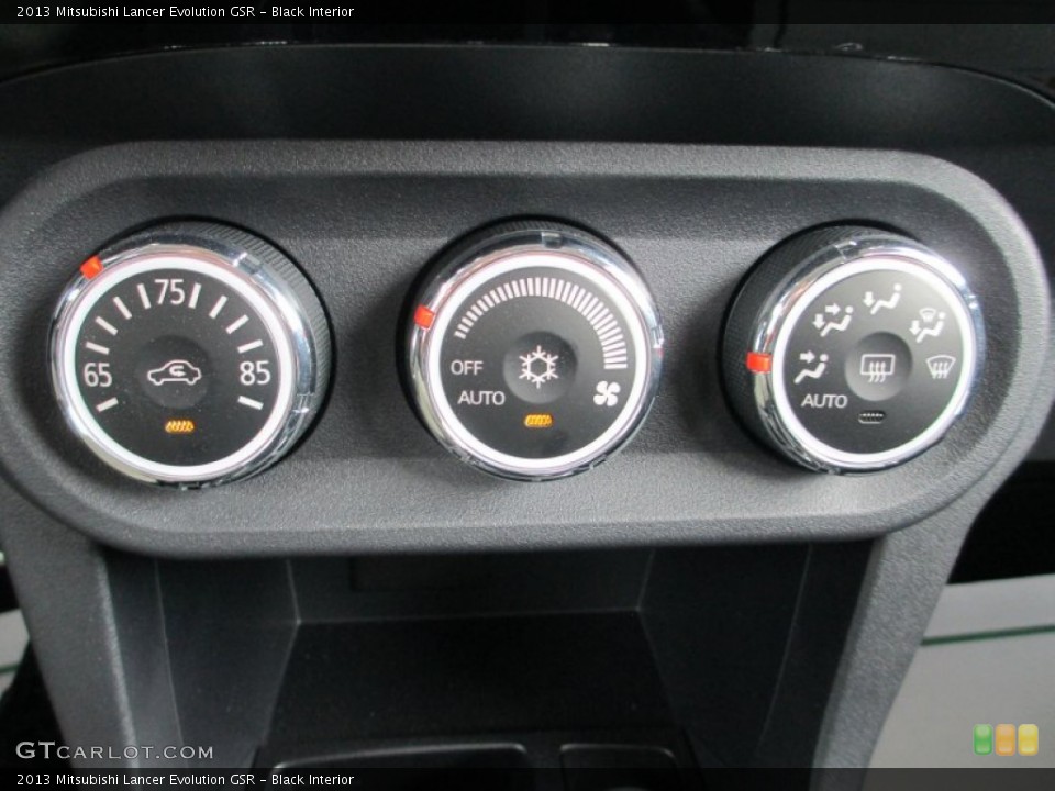 Black Interior Controls for the 2013 Mitsubishi Lancer Evolution GSR #83282419