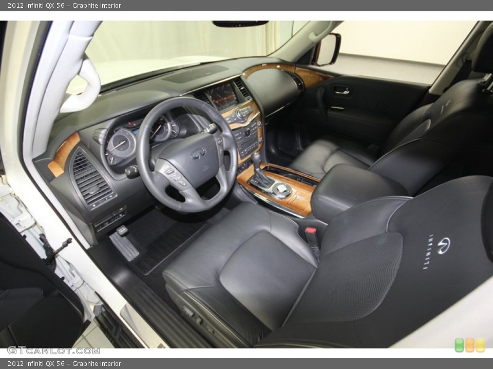 Graphite Interior Prime Interior for the 2012 Infiniti QX 56 #83286216