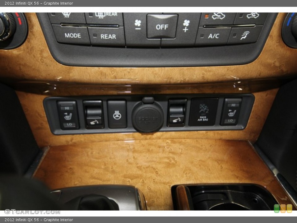 Graphite Interior Controls for the 2012 Infiniti QX 56 #83286835