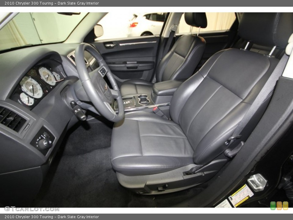 Dark Slate Gray Interior Front Seat for the 2010 Chrysler 300 Touring #83288424