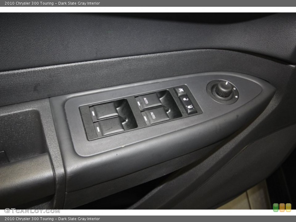 Dark Slate Gray Interior Controls for the 2010 Chrysler 300 Touring #83288685
