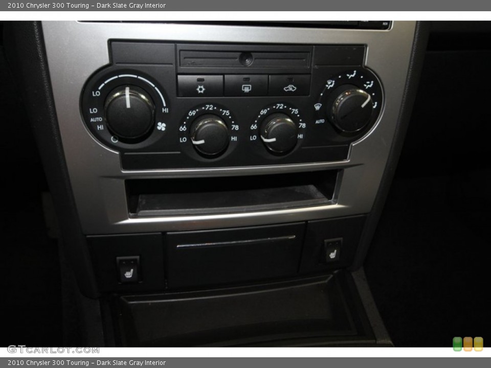 Dark Slate Gray Interior Controls for the 2010 Chrysler 300 Touring #83288809