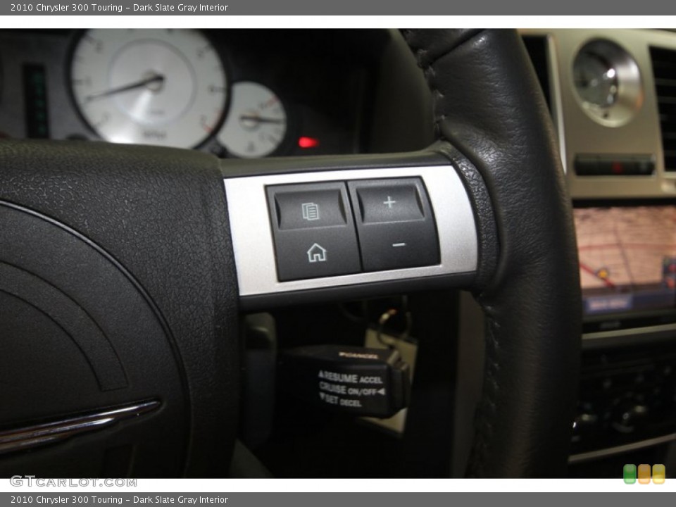 Dark Slate Gray Interior Controls for the 2010 Chrysler 300 Touring #83288903