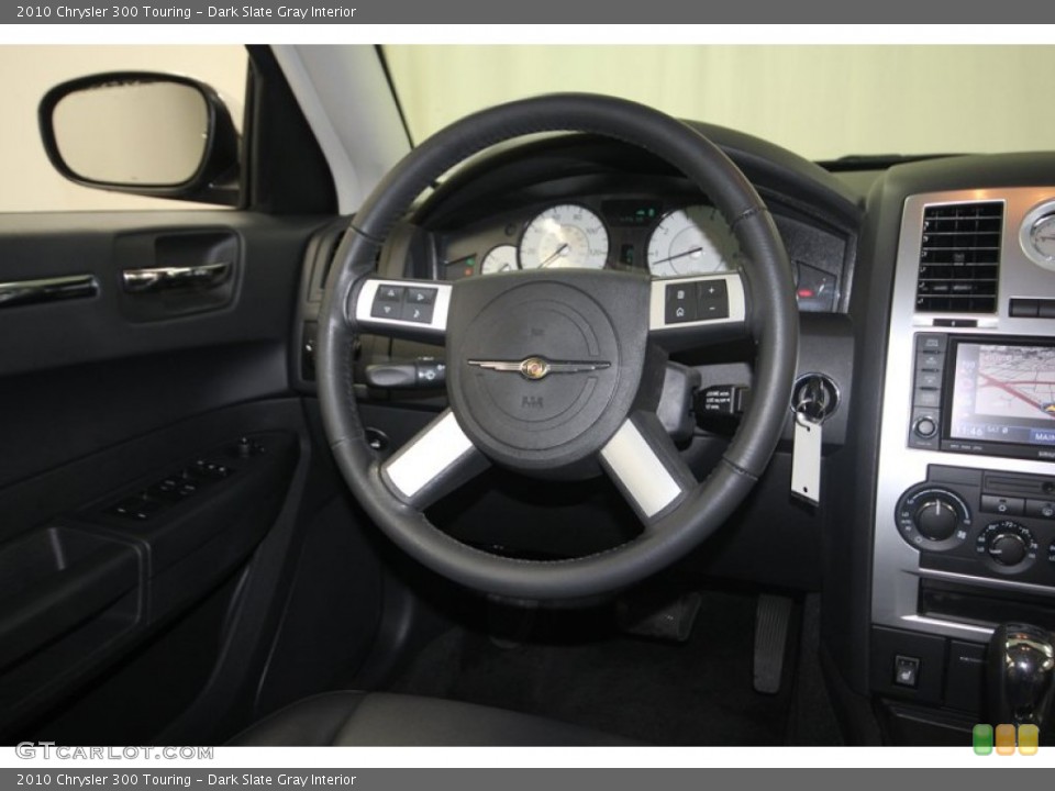 Dark Slate Gray Interior Steering Wheel for the 2010 Chrysler 300 Touring #83288994