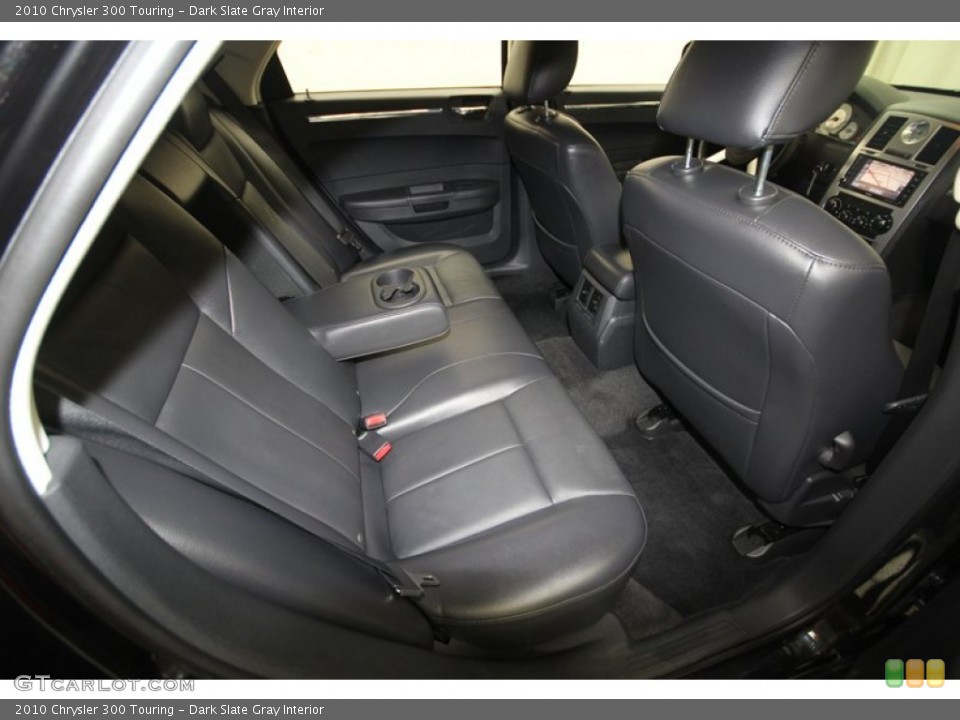 Dark Slate Gray Interior Rear Seat for the 2010 Chrysler 300 Touring #83289087
