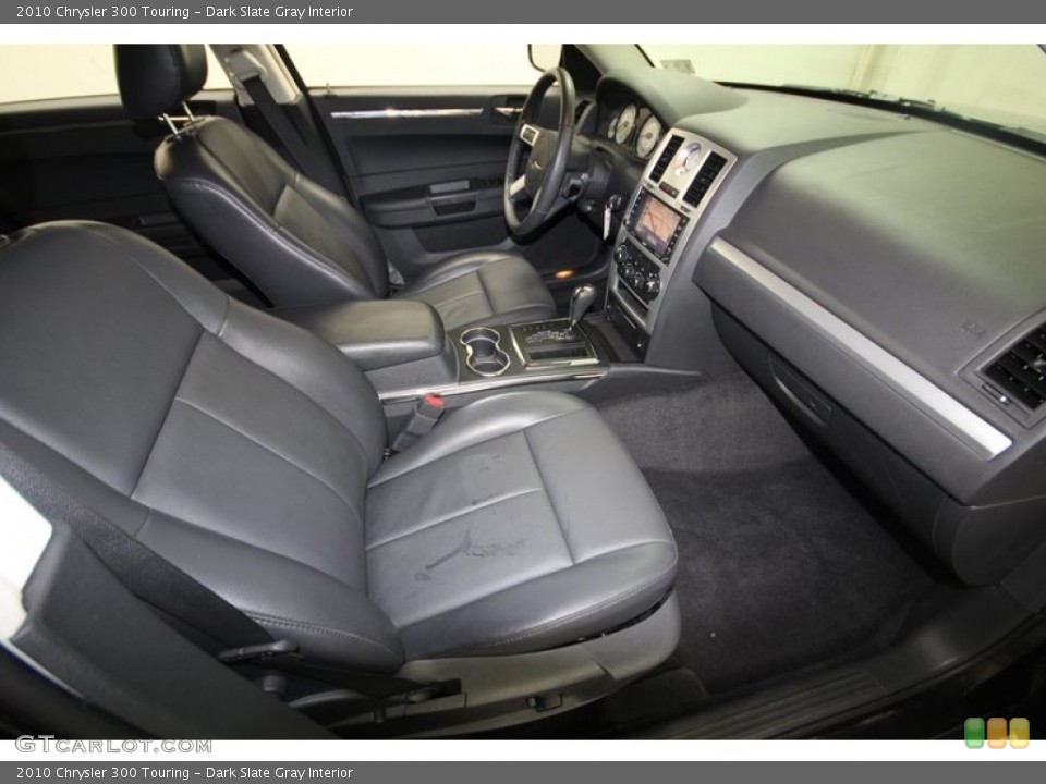Dark Slate Gray Interior Front Seat for the 2010 Chrysler 300 Touring #83289171