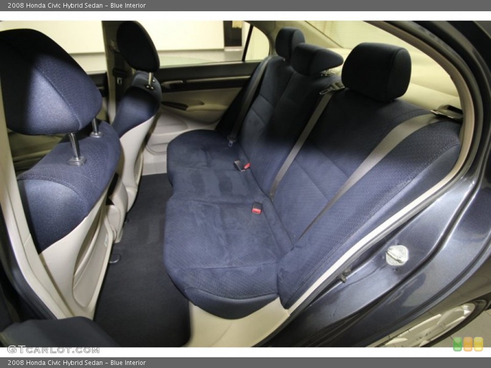Blue Interior Rear Seat for the 2008 Honda Civic Hybrid Sedan #83291670