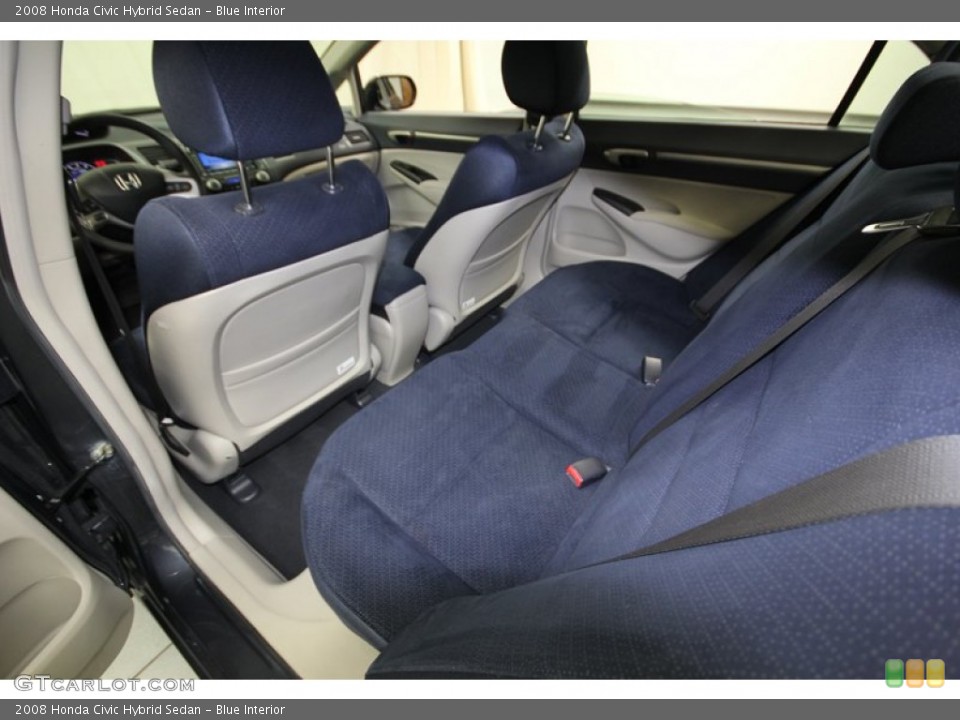Blue Interior Rear Seat for the 2008 Honda Civic Hybrid Sedan #83291985