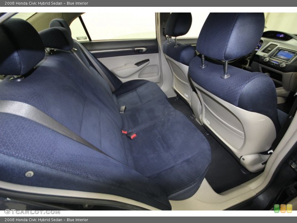 Blue Interior Rear Seat for the 2008 Honda Civic Hybrid Sedan #83292120