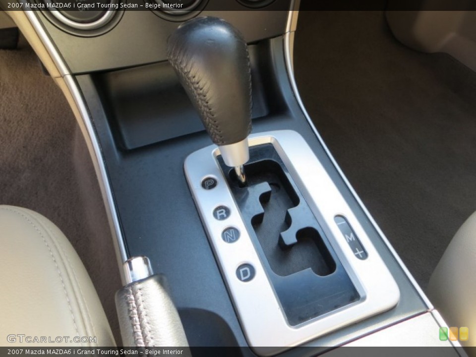 Beige Interior Transmission for the 2007 Mazda MAZDA6 i Grand Touring Sedan #83292570