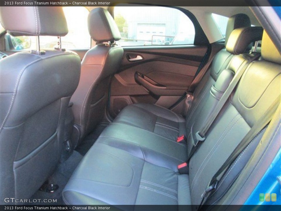 Charcoal Black Interior Rear Seat for the 2013 Ford Focus Titanium Hatchback #83293391