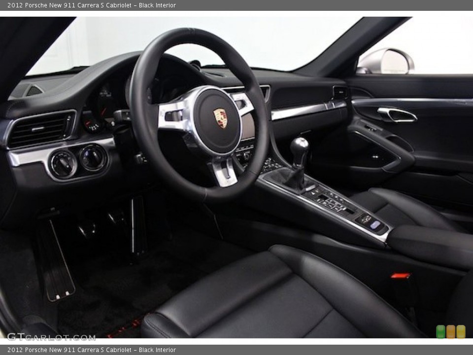 Black Interior Photo for the 2012 Porsche New 911 Carrera S Cabriolet #83293410