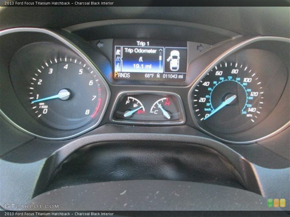 Charcoal Black Interior Gauges for the 2013 Ford Focus Titanium Hatchback #83293517