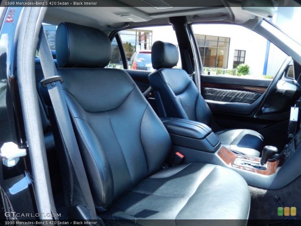 Black 1998 Mercedes-Benz S Interiors