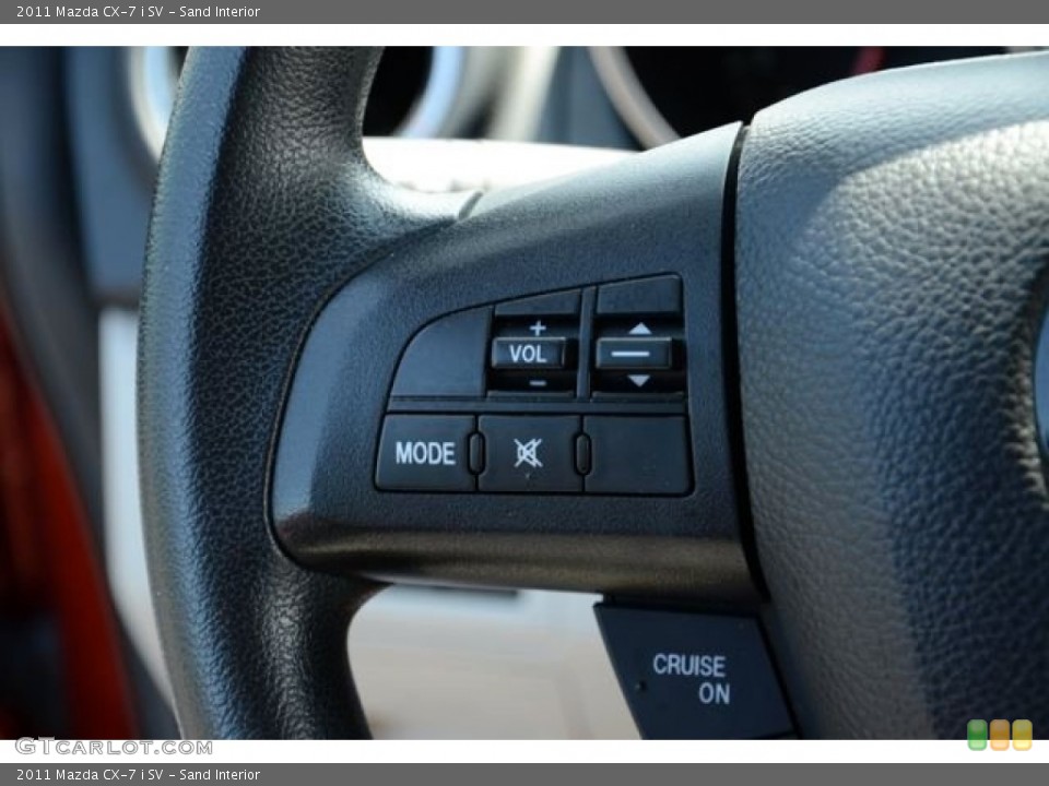 Sand Interior Controls for the 2011 Mazda CX-7 i SV #83296320