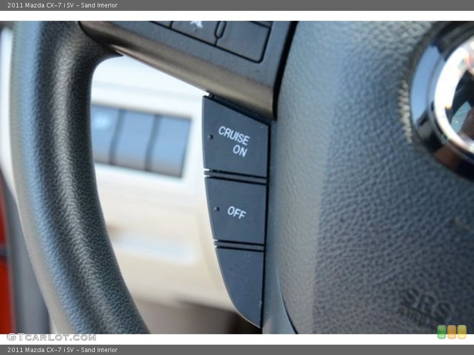 Sand Interior Controls for the 2011 Mazda CX-7 i SV #83296341