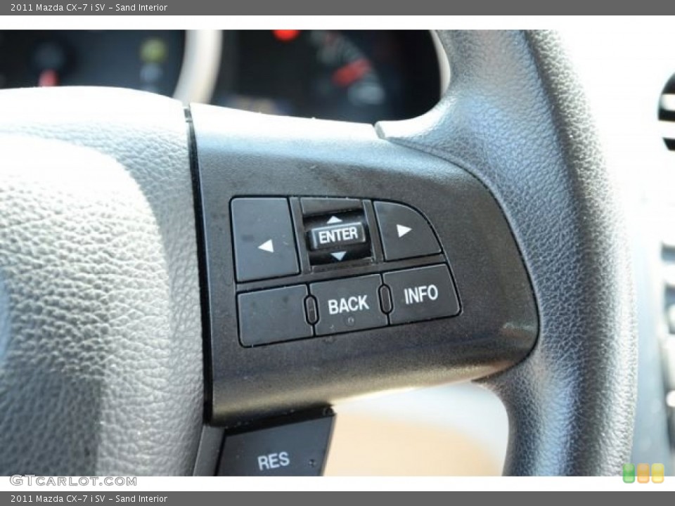 Sand Interior Controls for the 2011 Mazda CX-7 i SV #83296365