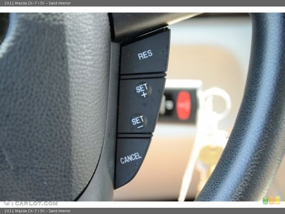 Sand Interior Controls for the 2011 Mazda CX-7 i SV #83296374