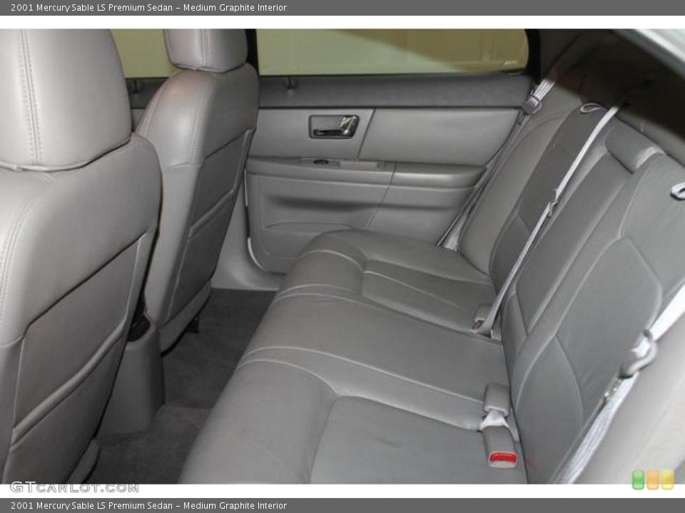 Medium Graphite Interior Rear Seat for the 2001 Mercury Sable LS Premium Sedan #83297266