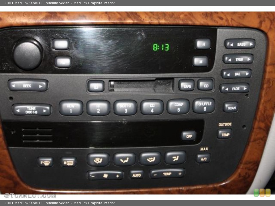 Medium Graphite Interior Audio System for the 2001 Mercury Sable LS Premium Sedan #83297469