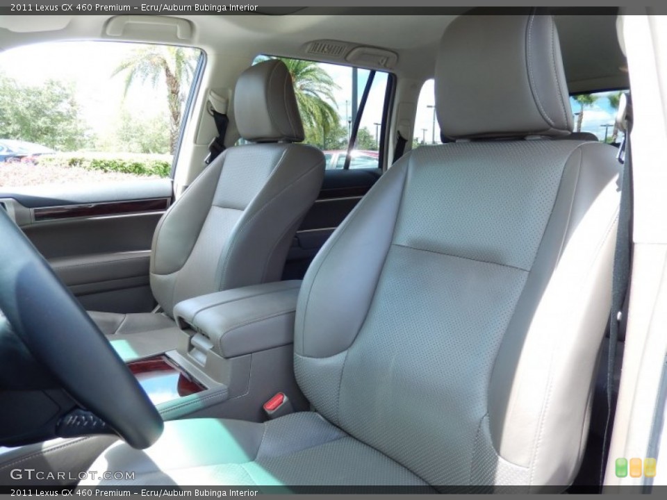 Ecru/Auburn Bubinga Interior Front Seat for the 2011 Lexus GX 460 Premium #83298094
