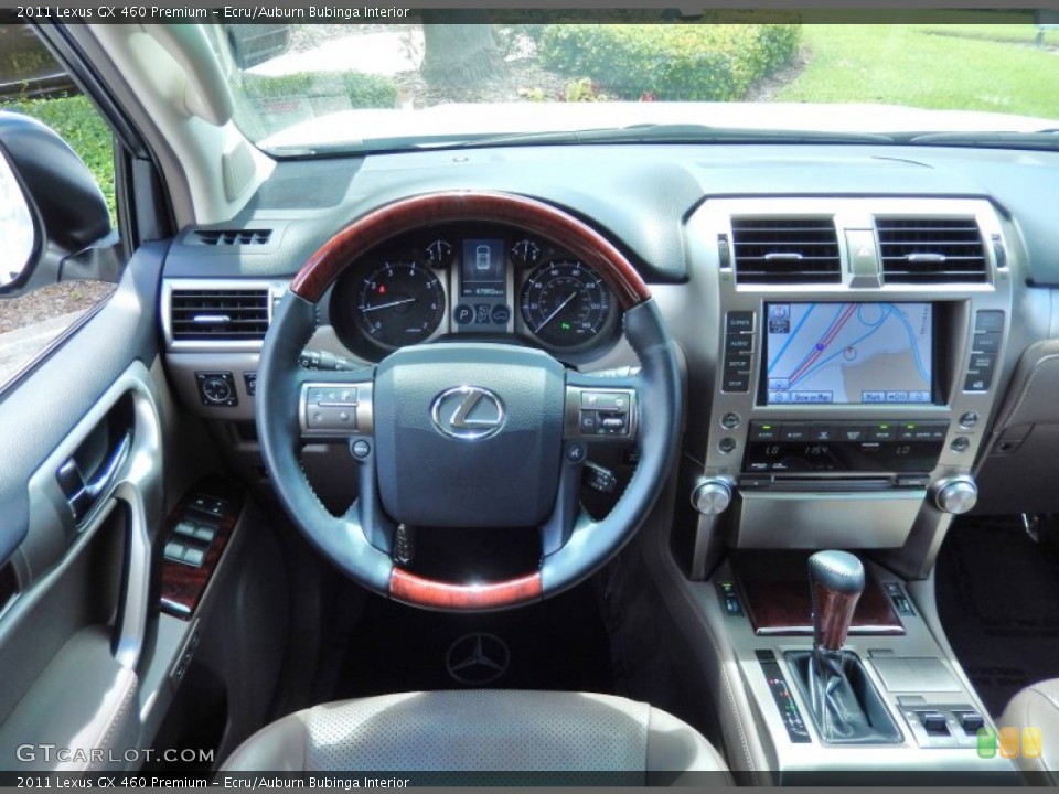 Ecru/Auburn Bubinga Interior Dashboard for the 2011 Lexus GX 460 Premium #83298273
