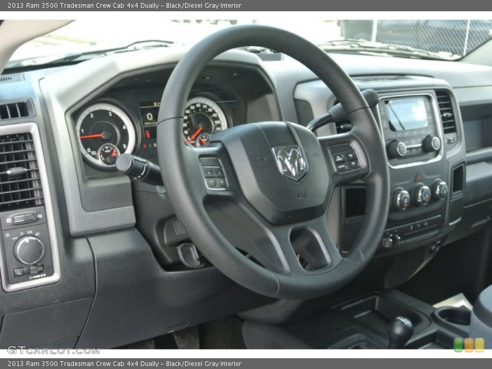 Black/Diesel Gray Interior Dashboard for the 2013 Ram 3500 Tradesman Crew Cab 4x4 Dually #83299186