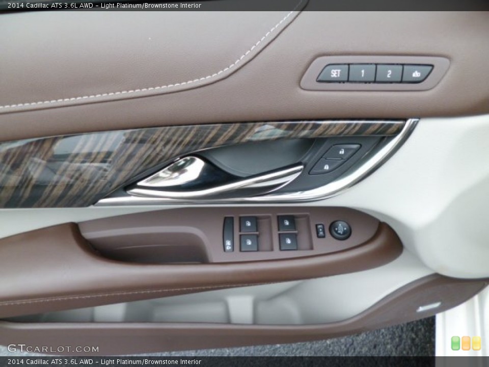 Light Platinum/Brownstone Interior Controls for the 2014 Cadillac ATS 3.6L AWD #83299325
