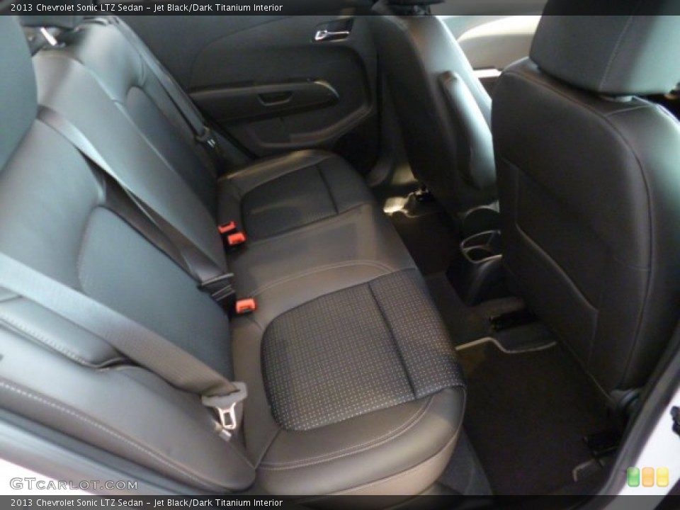 Jet Black/Dark Titanium Interior Rear Seat for the 2013 Chevrolet Sonic LTZ Sedan #83300634