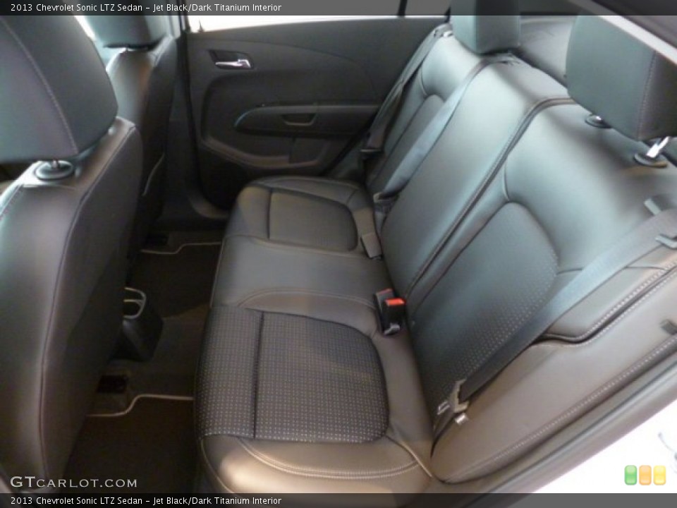 Jet Black/Dark Titanium Interior Rear Seat for the 2013 Chevrolet Sonic LTZ Sedan #83300661