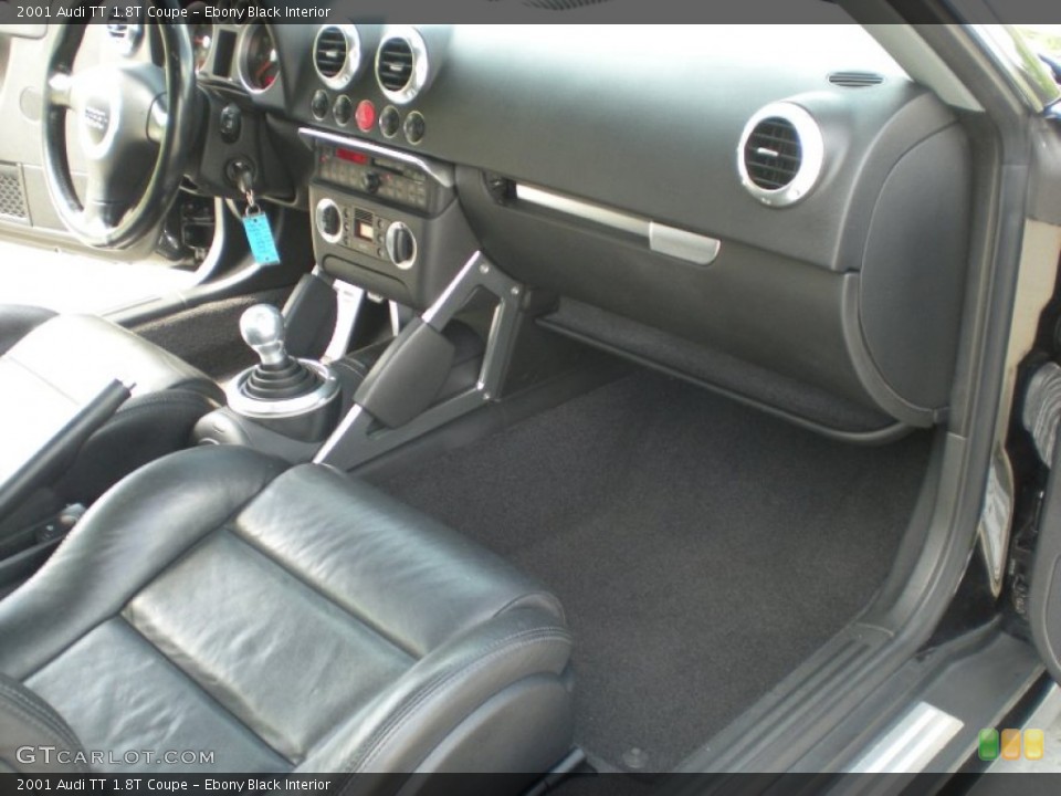 Ebony Black Interior Dashboard for the 2001 Audi TT 1.8T Coupe #83302098