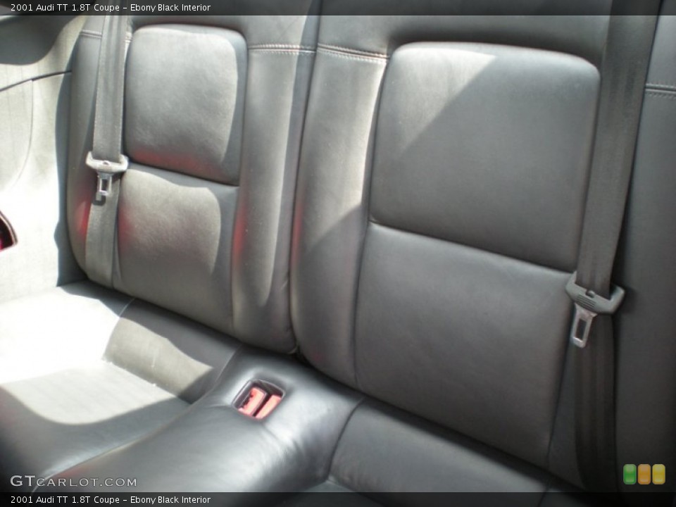 Ebony Black Interior Rear Seat for the 2001 Audi TT 1.8T Coupe #83302381
