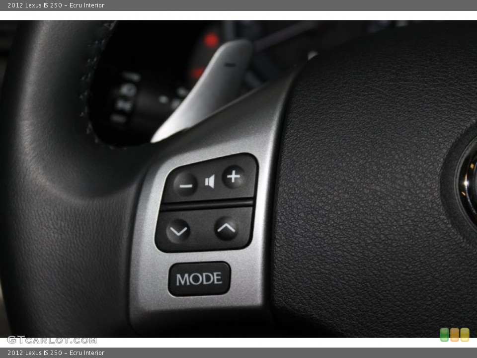 Ecru Interior Controls for the 2012 Lexus IS 250 #83302881
