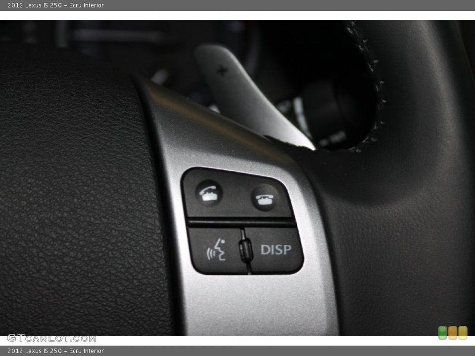 Ecru Interior Controls for the 2012 Lexus IS 250 #83302899