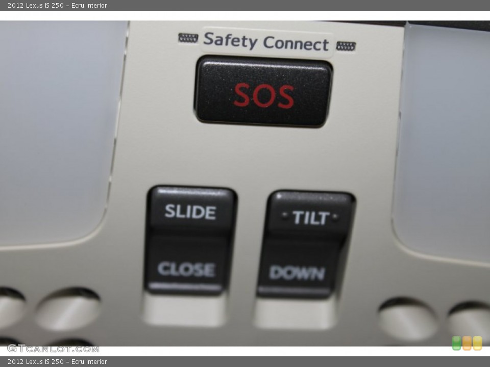 Ecru Interior Controls for the 2012 Lexus IS 250 #83302933