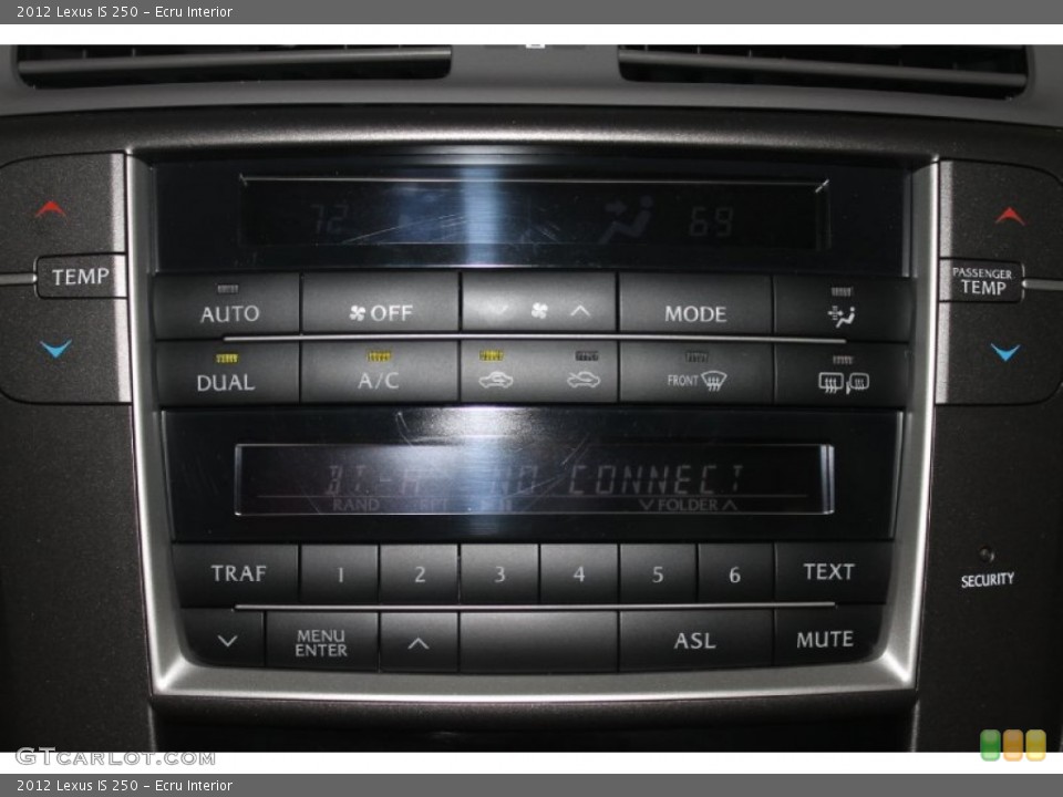 Ecru Interior Controls for the 2012 Lexus IS 250 #83302971