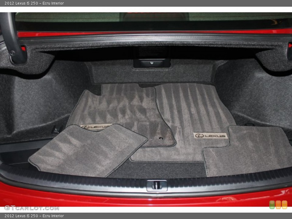 Ecru Interior Trunk for the 2012 Lexus IS 250 #83303151
