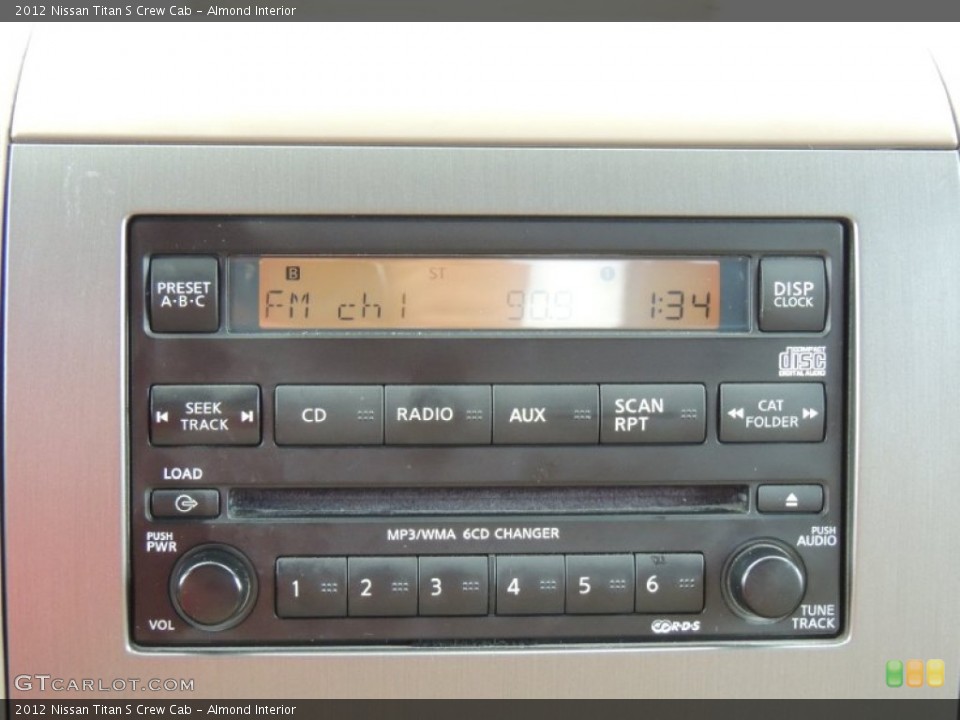 Almond Interior Audio System for the 2012 Nissan Titan S Crew Cab #83304088