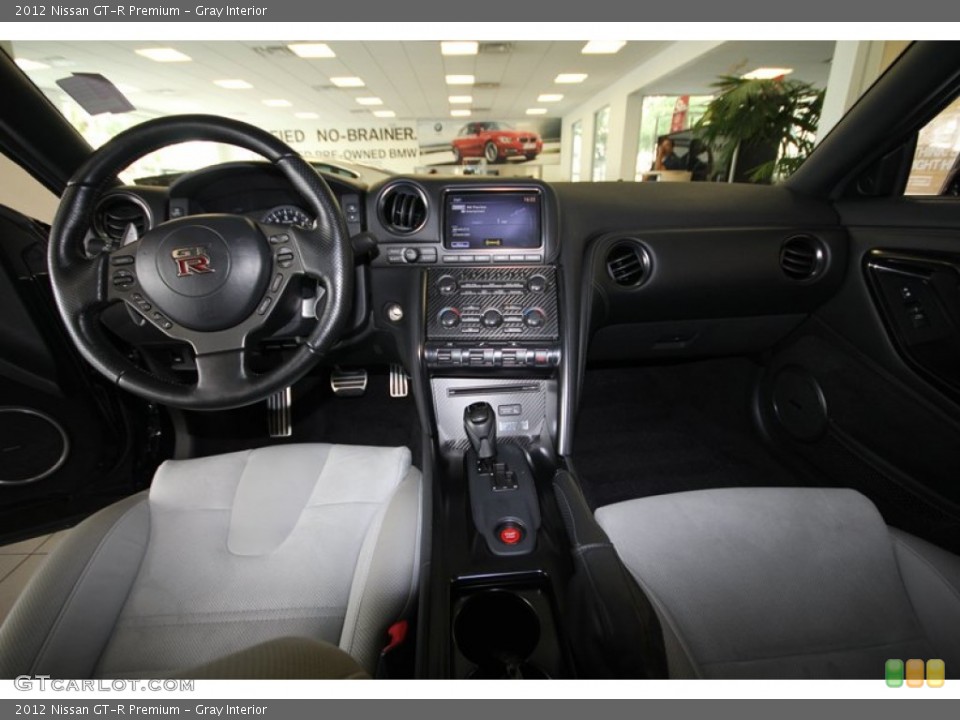 Gray Interior Dashboard for the 2012 Nissan GT-R Premium #83309358