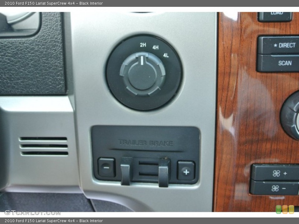 Black Interior Controls for the 2010 Ford F150 Lariat SuperCrew 4x4 #83309472