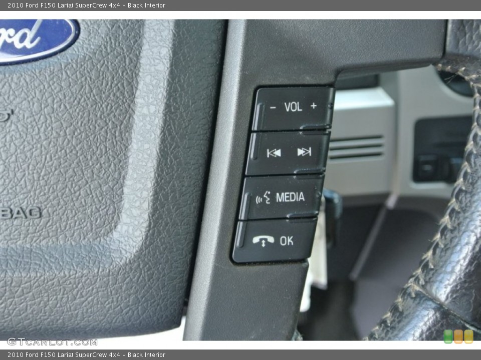 Black Interior Controls for the 2010 Ford F150 Lariat SuperCrew 4x4 #83309481