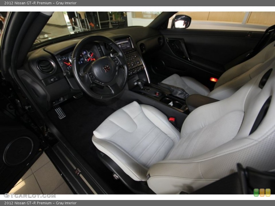 Gray Interior Front Seat for the 2012 Nissan GT-R Premium #83309489