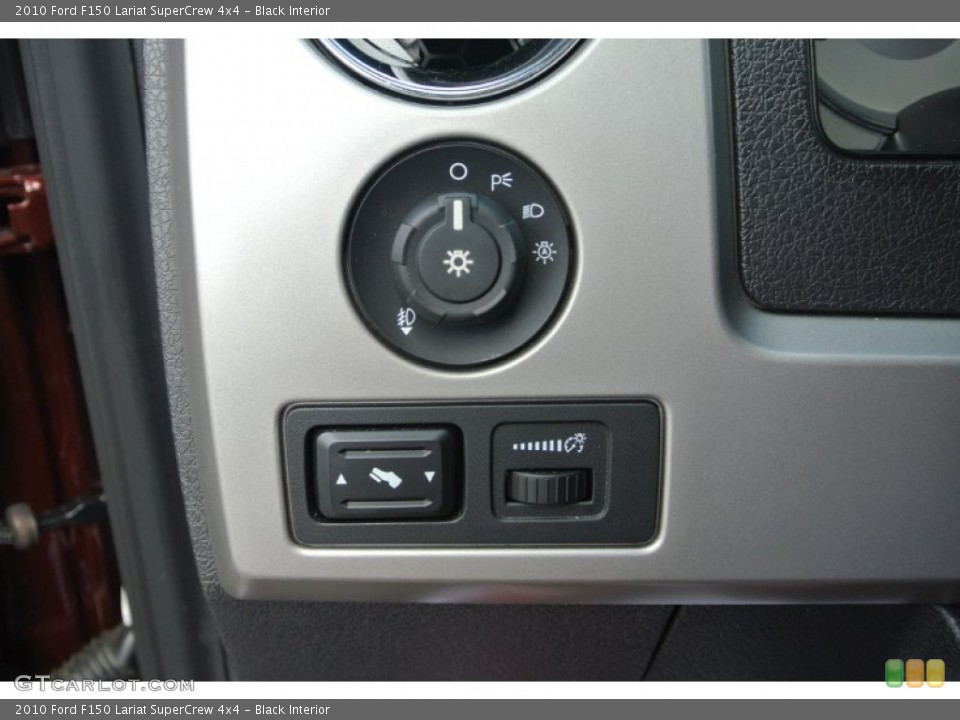 Black Interior Controls for the 2010 Ford F150 Lariat SuperCrew 4x4 #83309505