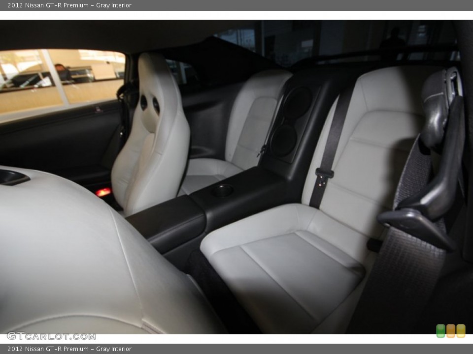 Gray Interior Rear Seat for the 2012 Nissan GT-R Premium #83309730