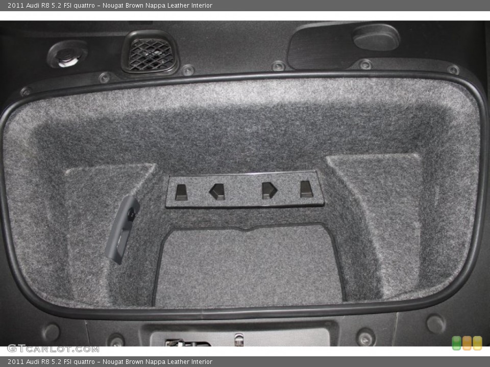 Nougat Brown Nappa Leather Interior Trunk for the 2011 Audi R8 5.2 FSI quattro #83310333