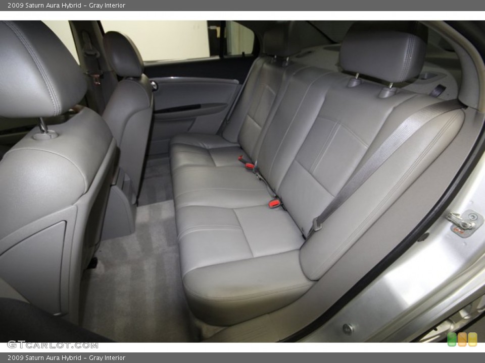 Gray Interior Rear Seat for the 2009 Saturn Aura Hybrid #83311449