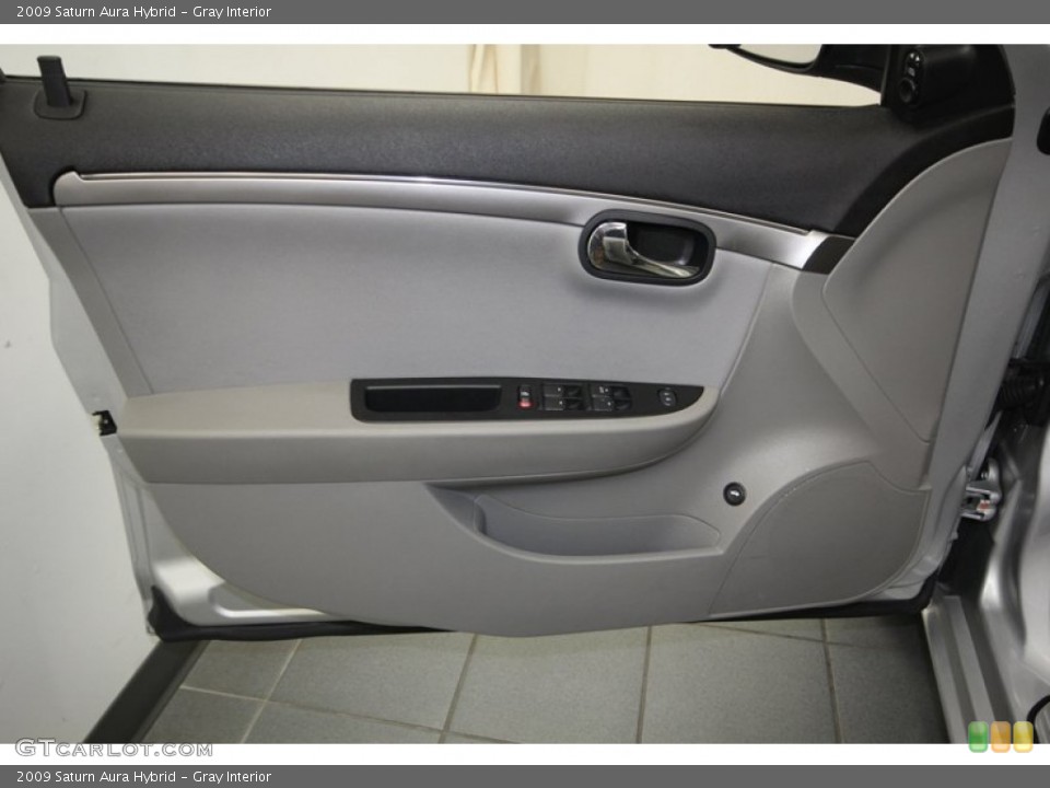 Gray Interior Door Panel for the 2009 Saturn Aura Hybrid #83311463
